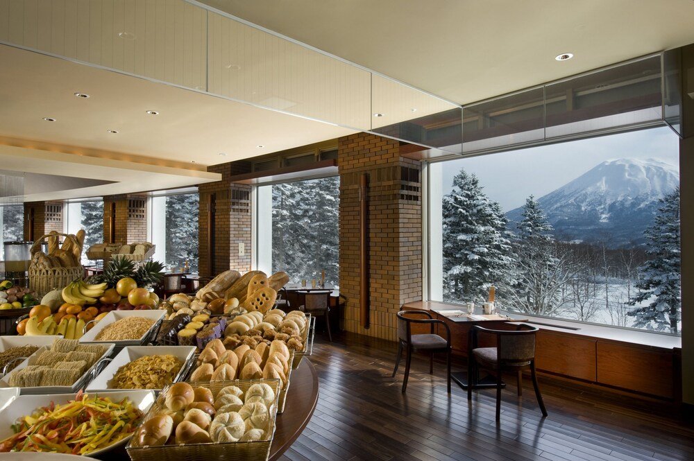 Buffet with a variety of dishes at Hilton Niseko Village