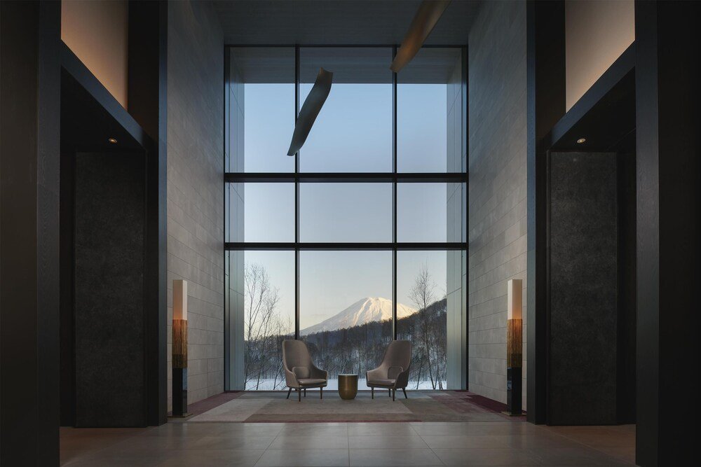 Modern lobby interior at Park Hyatt Niseko Hanazono